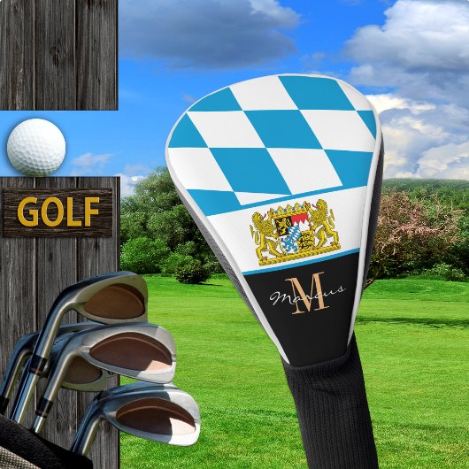 Mit Monogramm Bavaria Golf Covers, Bayerische Flag Golf Headcover