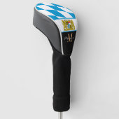Mit Monogramm Bavaria Golf Covers, Bayerische Flag Headcover (angewinkelt)
