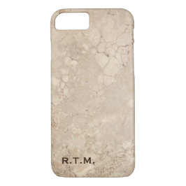 Mit Monogramm Beige Granite iPhone 7 Fall Case-Mate iPhone Hülle