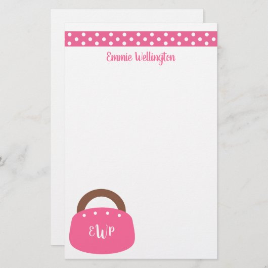 Mit Monogramm Bermuda Bag Personalisiert Stationie (Vorne/Hinten)