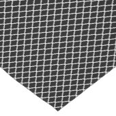 Mit Monogramm Bezeichnung für moderne Schwarzweiß- Kurzer Tischläufer (Ecke)