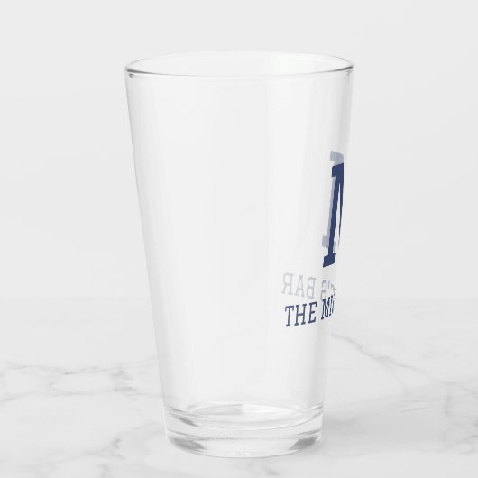 Mit Monogramm Bier Glas (Rechts)