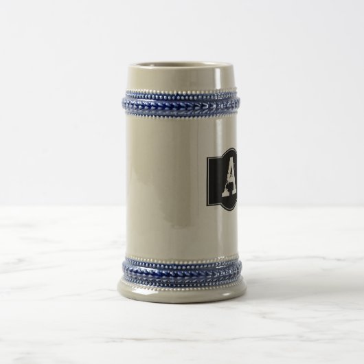 Mit Monogramm Bierglas (Mittel)