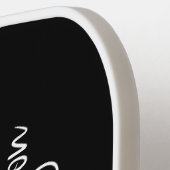 Mit Monogramm Black Pickleball Paddel Pickleball Schläger (Linke Seite)