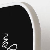 Mit Monogramm Black Pickleball Paddel Pickleball Schläger (Linke Seite)