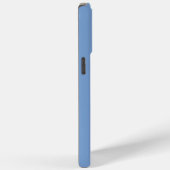 Mit Monogramm Blau Case-Mate iPhone Hülle (Rückseite / Rechts)