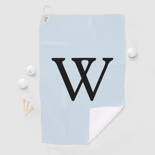 Mit Monogramm Blau Golfhandtuch (Insitu)