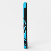 Mit Monogramm blauer Haifisch Case-Mate iPhone Hülle (Hinten/Links)