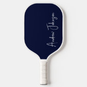 Mit Monogramm Blaupaddel Pickleball Schläger (Vorderseite)