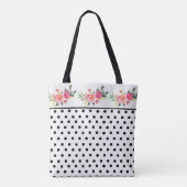 Mit Monogramm Blume Tasche (Rückseite)