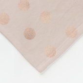 Mit Monogramm Blumen der Fleecedecke (Ecke)