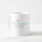 Mit Monogramm Blumenbibel-Brief R Kaffeetasse (Vorderseite Links)