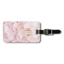 Mit Monogramm Blush Pink Blume Blossom Petals