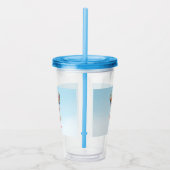 Mit Monogramm Boho Deer Acryltrinkbecher (Rechts)