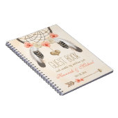 Mit Monogramm Boho Dreamcatcher Notizblock (Rechte Seite)