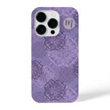 Mit Monogramm Boho Lila Mandalas