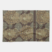 Mit Monogramm Boho Moody Mandalases Geschirrtuch (Horizontal)