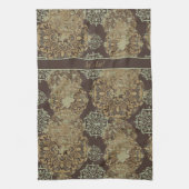 Mit Monogramm Boho Moody Mandalases Geschirrtuch (Vertikal)