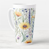 Mit Monogramm botanische Wildblumen der Flora Hübs Milchtasse (Linke Ecke)