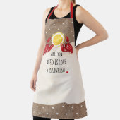 Mit Monogramm braucht man nur Liebe und Langusten Schürze (InSitu)