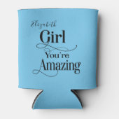 Mit Monogramm Bridesmaid-Junggeselinnen-Abschied Dosenkühler (Vorderseite)