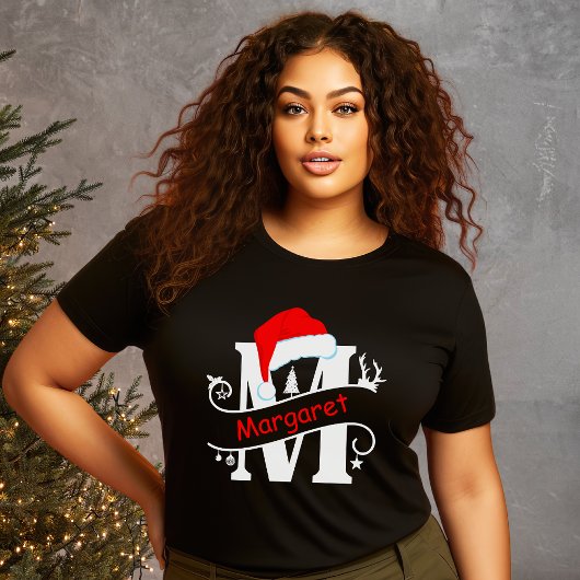 Mit Monogramm Buchstabe M Personalisierter Name We T-Shirt