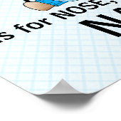 Mit Monogramm Buchstabe N Baby Room Poster (Ecke)