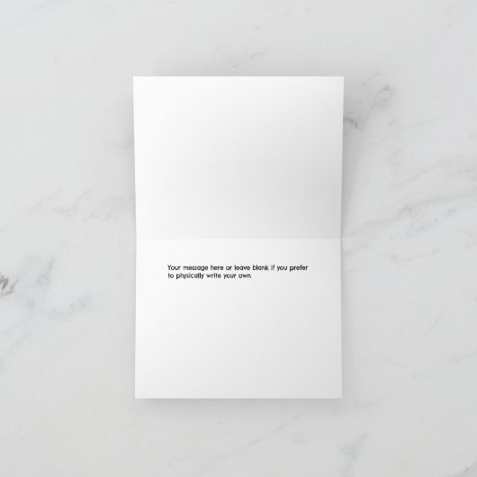 Mit Monogramm Buchstabe "X" Glückwunsch zum Geburt Karte (Innenseite)