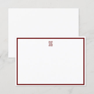 Mit Monogramm Bugandandy-Karte Einladung