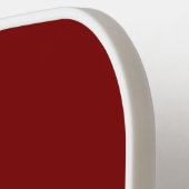 Mit Monogramm Burgund Pickleball Schläger (Linke Seite)