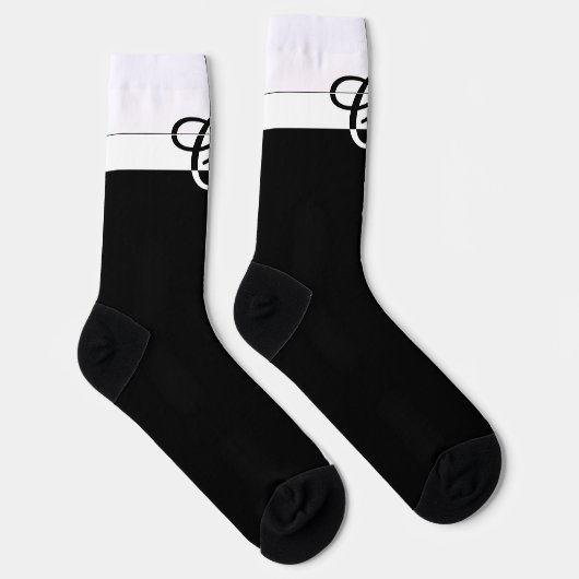 MIT MONOGRAMM C SOCKEN (Rechts)