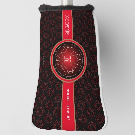 Mit Monogramm Canada Golf Head Cover Headcover (Rotieren 90)