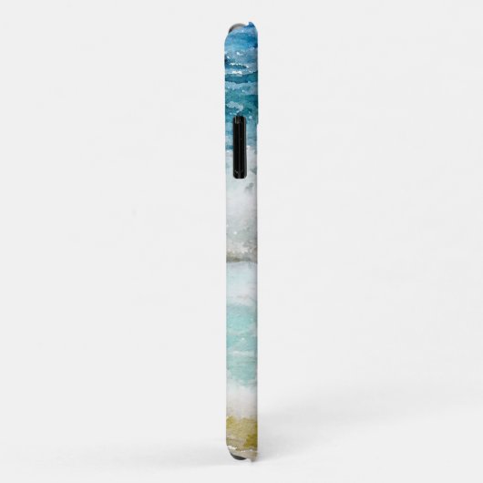 Mit Monogramm Case-Mate-iPhone-Fall für Wasserfarb Case-Mate iPhone Hülle (Hinten/Rechts)