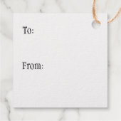 Mit Monogramm Cat Paw-benutzerdefinierte Meldung Geschenkanhänger (Rückseite)