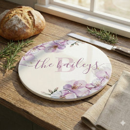 Mit Monogramm Cherry Blossom Cutting Board Schneidebrett