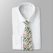 Mit Monogramm Cherry Blossom Floral Krawatte (Gebunden)