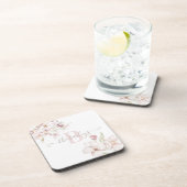 Mit Monogramm Cherry Blossom Plastik-Untersetzer Getränkeuntersetzer (Rechte Seite)