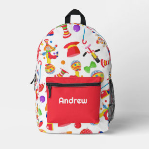 Mit Monogramm Circus-Rucksack Bedruckter Rucksack