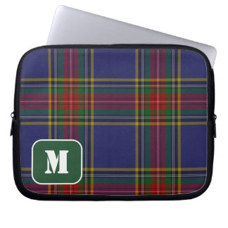 Mit Monogramm Clan MacBeth Tartan Laptopschutzhülle