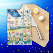 Mit Monogramm Cocktailcore-Zuhause mit Mushrooms | Geschirrtuch