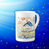 Mit Monogramm Cocktailcore-Zuhause mit Mushrooms | Porzellantasse