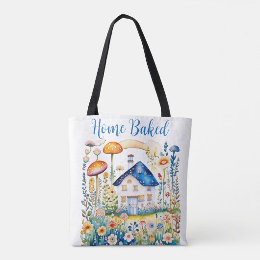 Mit Monogramm Cocktailcore-Zuhause mit Mushrooms | Tasche (Rückseite)