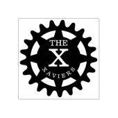 Mit Monogramm Cog Rubber Briefmarke Gummistempel (Prägung)