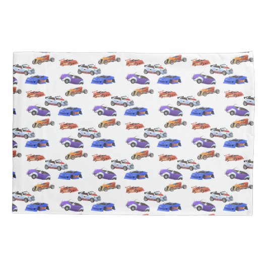 Mit Monogramm Coole Kinderwagen Kissenbezug (Rückseite)