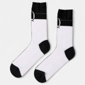 MIT MONOGRAMM D SOCKEN (Linkes Detail)