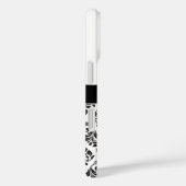 Mit Monogramm Damask Case-Mate iPhone Hülle (Rückseite / Rechts)