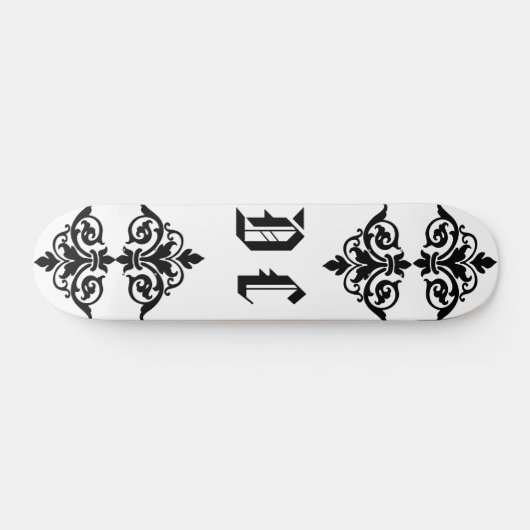 Mit Monogramm DC-Skateboard Skateboard (Horizontal)