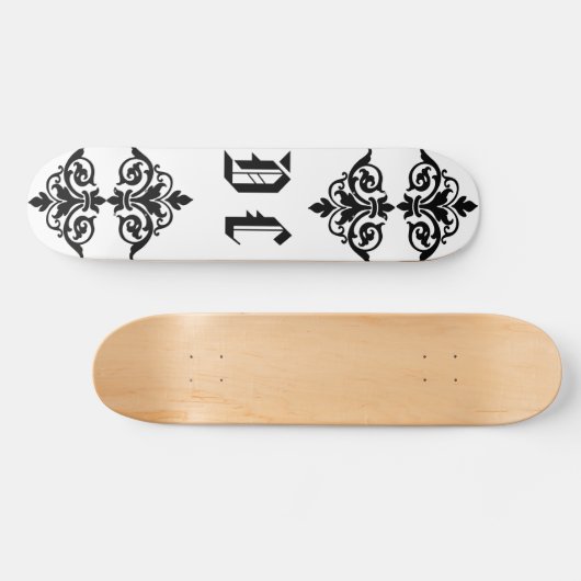 Mit Monogramm DC-Skateboard Skateboard (Horizontal)