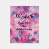 Mit Monogramm Decke der Liebe (Vorderseite)