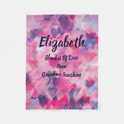 Mit Monogramm Decke der Liebe (Vorderseite)